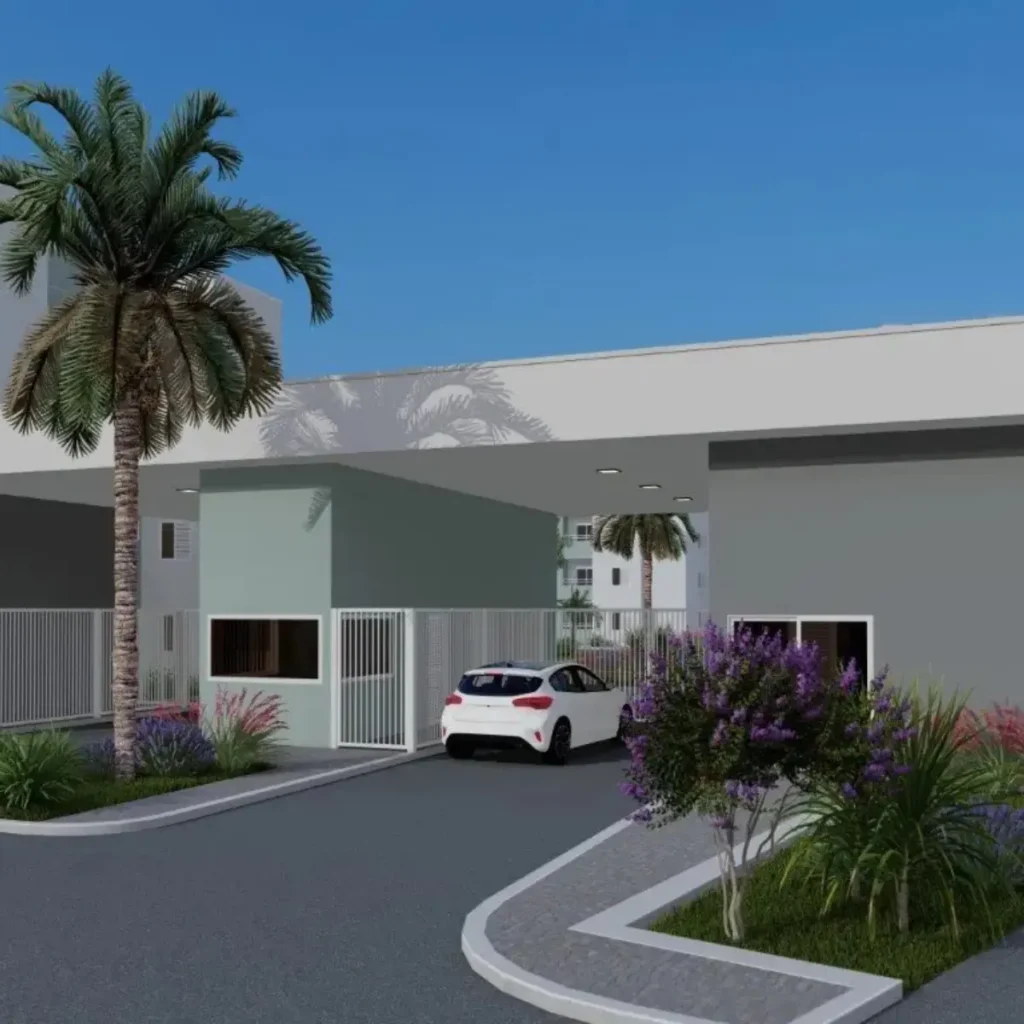 Área de lazer do SouMais Suzano com espaço de convivência